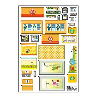 30828223_sparepart/Etikett 6657 "Kinderklinik mit Einrichtu